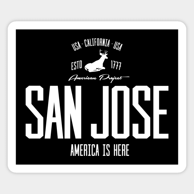 USA, America, San Jose, California Sticker by NEFT PROJECT